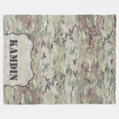 Personeelsformatie OCP Camo Uniform Fleece Deken (Voorkant (Horizontaal))