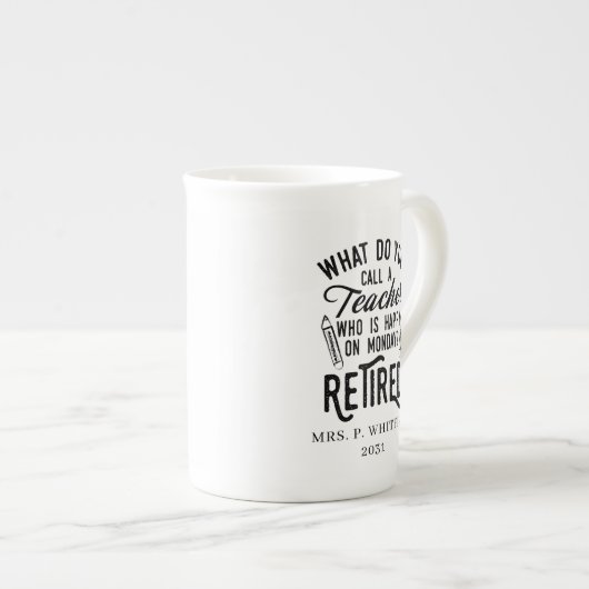 Personeelsformatie Opleiding in ruste Porselein Kop (Voorkant rechts)