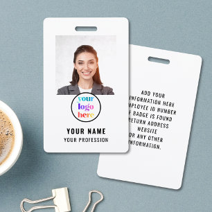 Personeelsfoto ID bedrijfsbeveiliging Badge