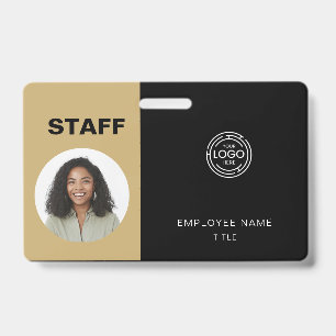 Personeelsfoto ID Bedrijfslogo Personeel Badge