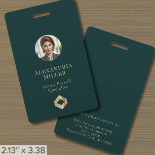 Personeelsfoto ID Merk Luxe Badge