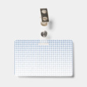 Personeelskaart | Aangepaste tekst en kleur Basic Badge (Achterkant met clip)