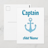 Personeelskapitein Anchor Briefkaart (Voorkant / Achterkant)