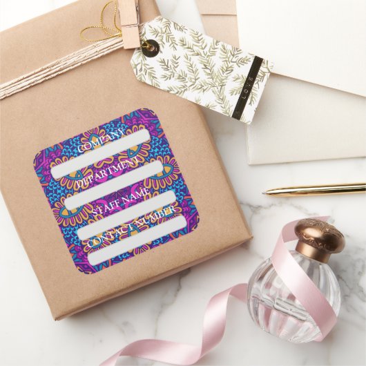 PERSONEELSLABEL STICKER VOOR BEDRIJF (Geschenken)