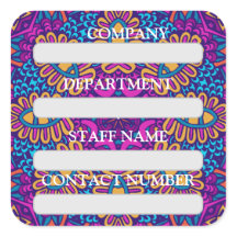 PERSONEELSLABEL STICKER VOOR BEDRIJF