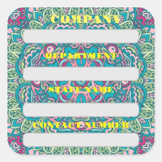 PERSONEELSLABEL STICKER VOOR BEDRIJF (Voorkant)