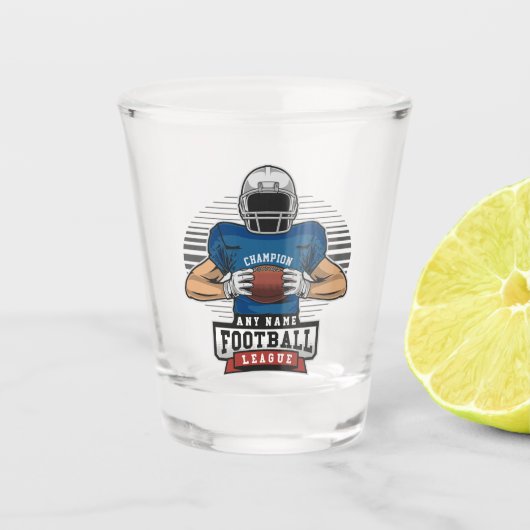 Personeelsleden van het Football League Player Tea Shot Glas (Voorkant)