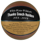 Personeelsleden van het team van de Naam van Coach Basketbal (Voorkant)