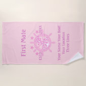 Personeelsleden van kapitein First Mate Skipper Cr Strandlaken (Voorkant)