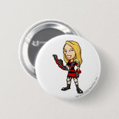 Personeelsleider van Viola Krawk Ronde Button 5,7 Cm (Voorkant /achterkant)