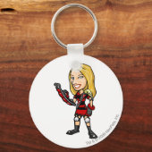 Personeelsleider van Viola Krawk Sleutelhanger (Voorkant)