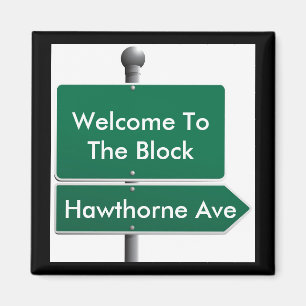 Personeelslid Street Sign BENER Magneet