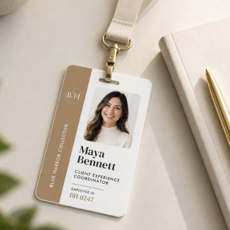 Personeelslogo-badge Professionele bedrijfs-ID Bei Badge