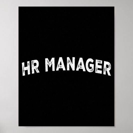 Personeelsmanager poster (Voorkant)
