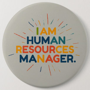 Personeelsmanager Ronde Button 6,0 Cm