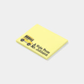 Personeelsonderwijs op de Gele School Bus Post-it® Notes (Schuin)