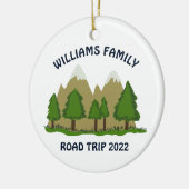 Personeelsrijdend wegvervoer keramisch ornament (Links)