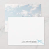 Personeelsvliegpiloot Notitiekaartje (Voorkant / Achterkant)