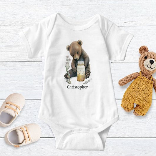 Personeelsvriendelijke Beer Baby Boy Gift Romper