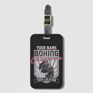 Personeelsvriendelijke kampioenen Boxer Fitness Gy Bagagelabel