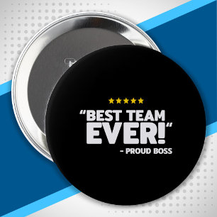 Personeelswaardering - roud boss Best Team Ronde Button 4,0 Cm