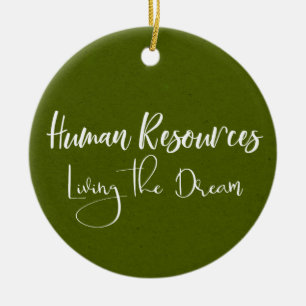 Personeelszaken Die Droom Leven HR Keramisch Ornament