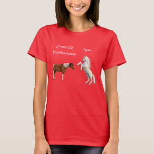 Personeelszaken Eenhoorn Grappig Paard HR cadeau T-shirt