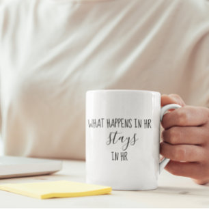 Personeelszaken Wat er gebeurt in HR blijft Humor Koffiemok