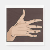 Personen Hand papieren servetten (Voorkant)