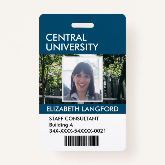 Personennaamplaatje | Aangepaste Logo en kleur Badge (Voorkant)