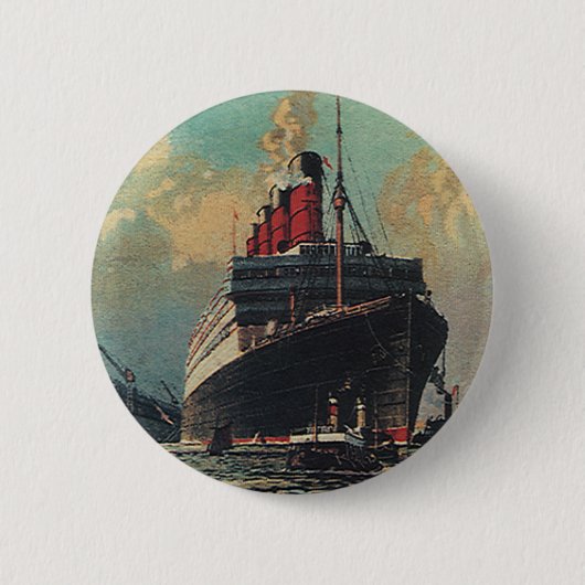  personenvervoer in de haven ronde button 5,7 cm (Voorkant)