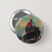  personenvervoer in de haven ronde button 5,7 cm (Voorkant /achterkant)