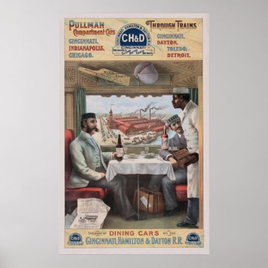  personenwagens poster (Voorkant)