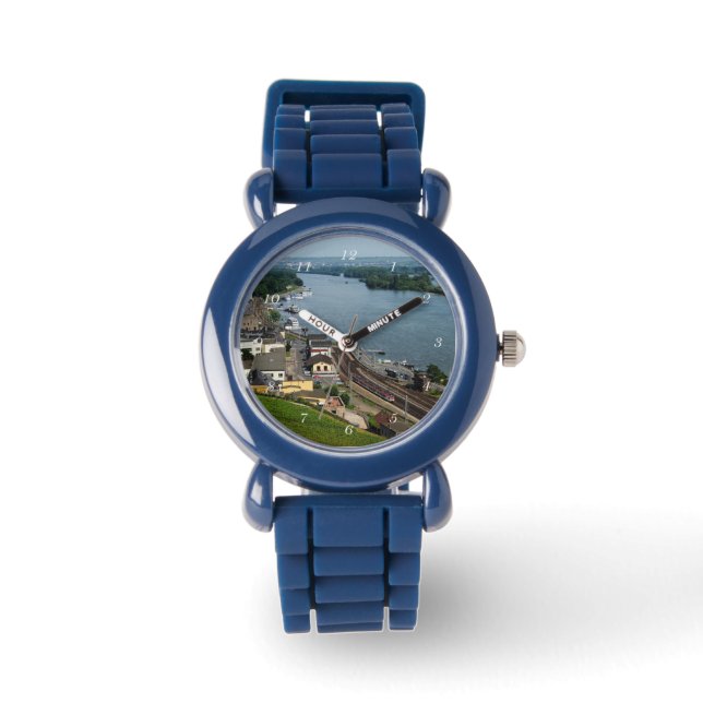 Personenzug in Rüdesheim am Rhein Horloge (Voorkant)