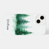 Personized Christmas Trees Phone Case iPhone Hoesje (Achterkant horizontaal)