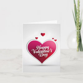 Personized Classic Romantic Valentine's Day Card Feestdagen Kaart
