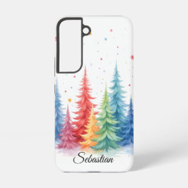 Personized Festive Christmas Phone Case Samsung Galaxy Hoesje