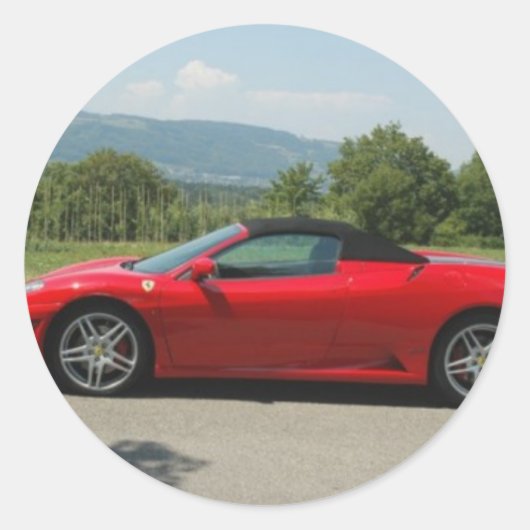 Persönliche Geschenke Ronde Sticker (Voorkant)