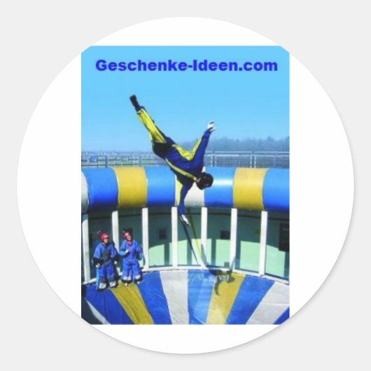 Persönliches Geschenk Ronde Sticker (Voorkant)