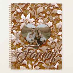 Personlie Terra cotta Brûlé Orange vintage floral