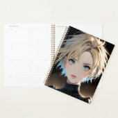 personnage anime avec les yeux bleus et une chemis (Devant avec enveloppe)