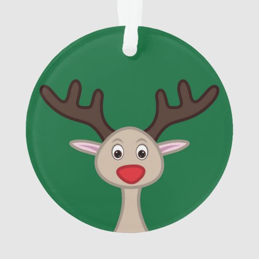 Personnage de dessin animé Reindeer (dos)