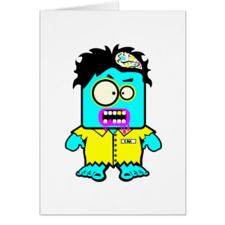 personnage de dessin animé zombie smyk idiot