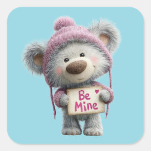 Personnage Kawaii de la Saint-Valentin Autocollant