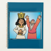 Personnages bibliques de la reine et du prophète f (Devant)