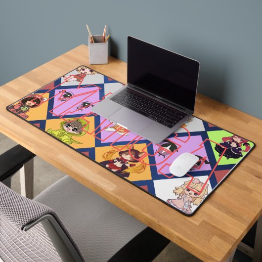 Personnages d'anime Chibi Mignons Tapis de souris (Bureau 2)