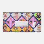 Personnages d'anime Chibi Mignons Tapis de souris (Clavier et souris)