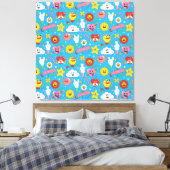Personnages mignons et colorés Toile Pop Art (Insitu(Chambre))