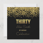 Personnalisable 30e anniversaire INVITATION (Devant)