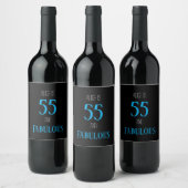Personnalisable 55 et fabuleux étiquette de vin (Bouteilles)
